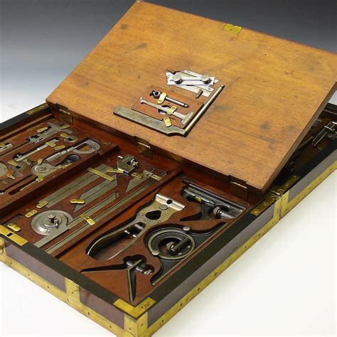 what is the pattern on metal tool boxes called|19th century tool boxes.